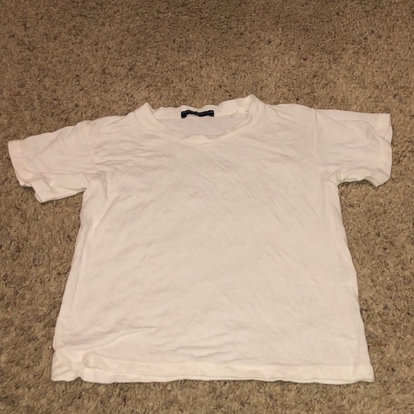 BRANDY MELVILLE White Malibu T-Shirt Size S - Picture 2 of 5